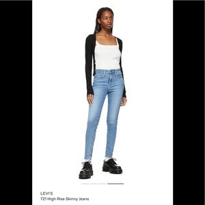 Levi’s 721 High Rise Skinny 25